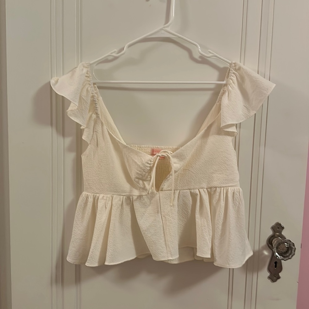 Urban Outfitters White Sierra top